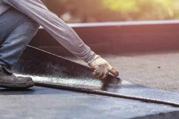 Professional Basement Waterproofing technician working in Skippack, PA